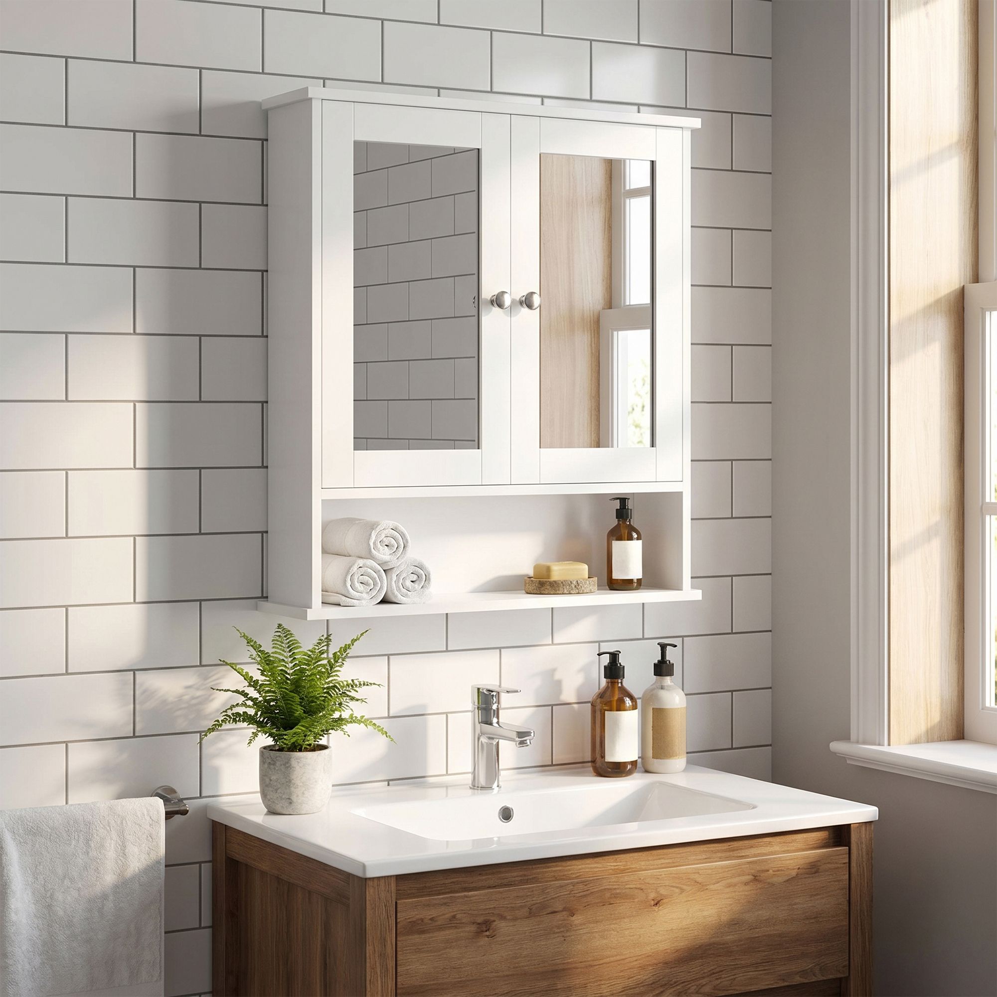 Spiegelschrank, Badschrank, Wandschrank
