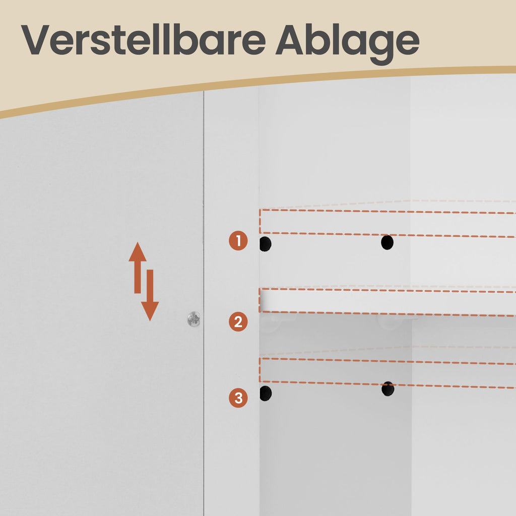 Spiegelschrank, Badschrank, Wandschrank