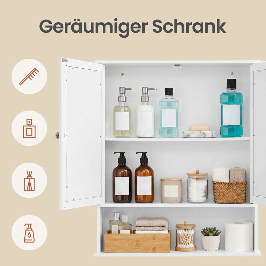 Spiegelschrank, Badschrank, Wandschrank