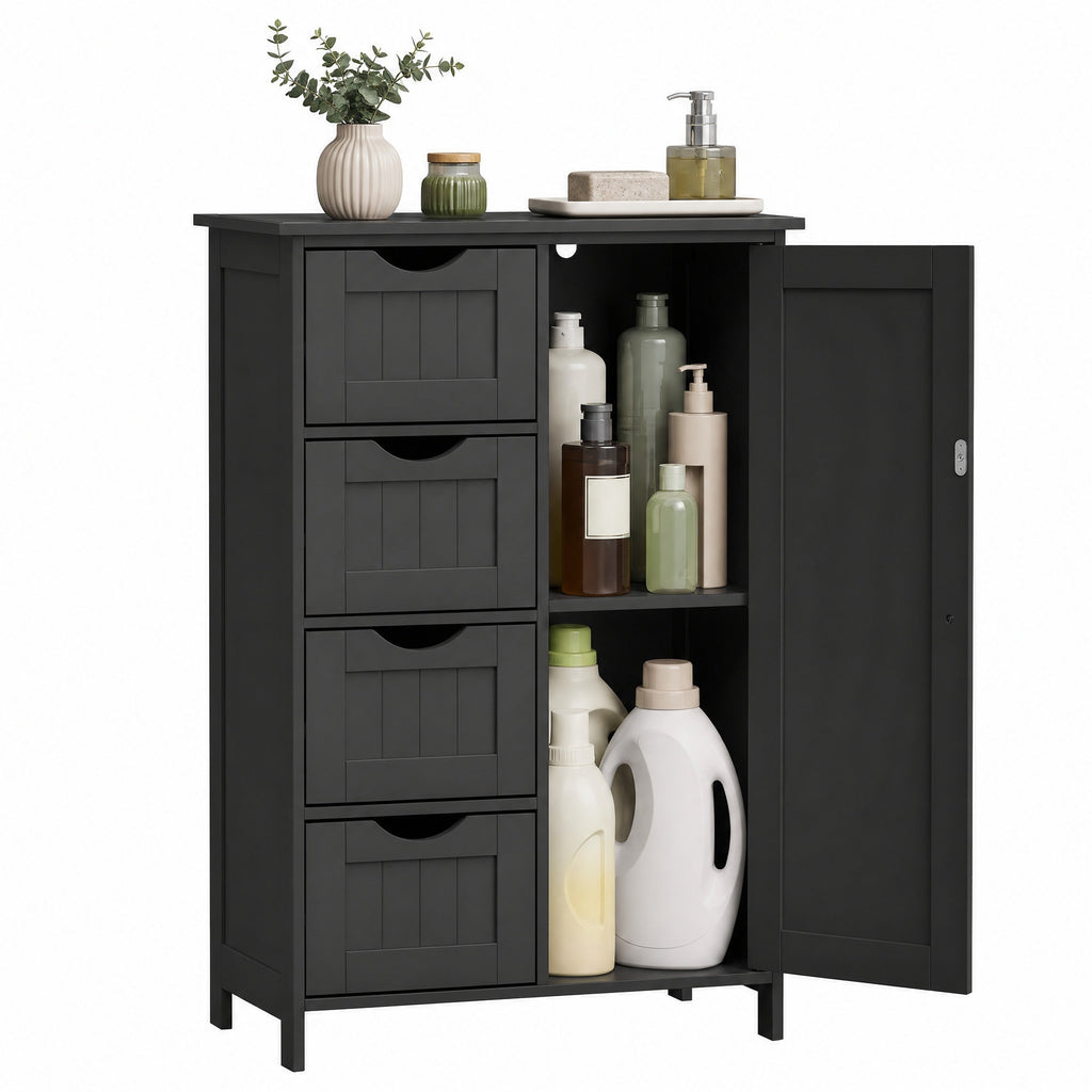 Badezimmerschrank, schmaler Badschrank, Beistellschrank