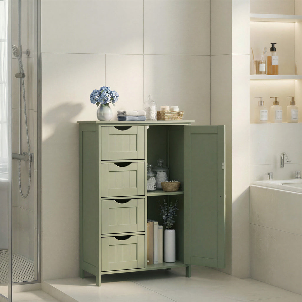 Badezimmerschrank, schmaler Badschrank, Beistellschrank