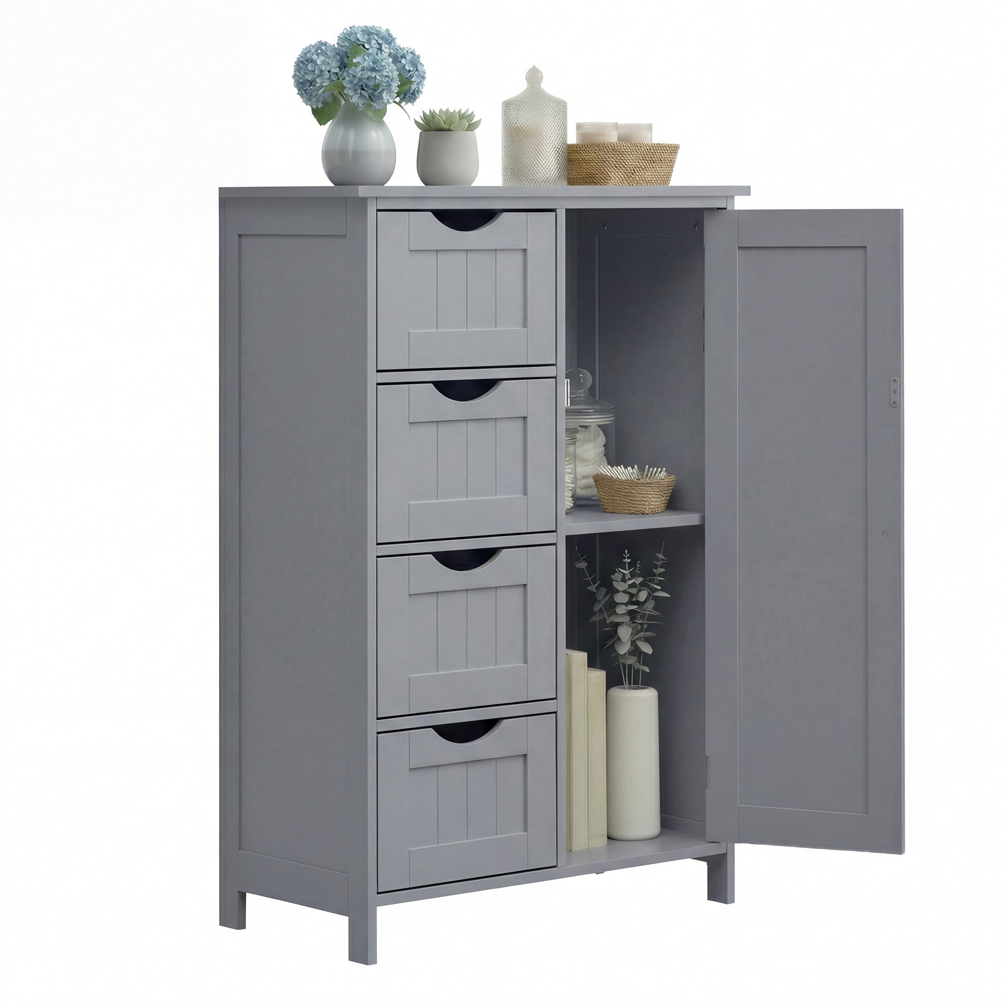 Badezimmerschrank, schmaler Badschrank, Beistellschrank