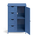 Badschrank, mit 4 Schubladen, Aufbewahrungsschrank
