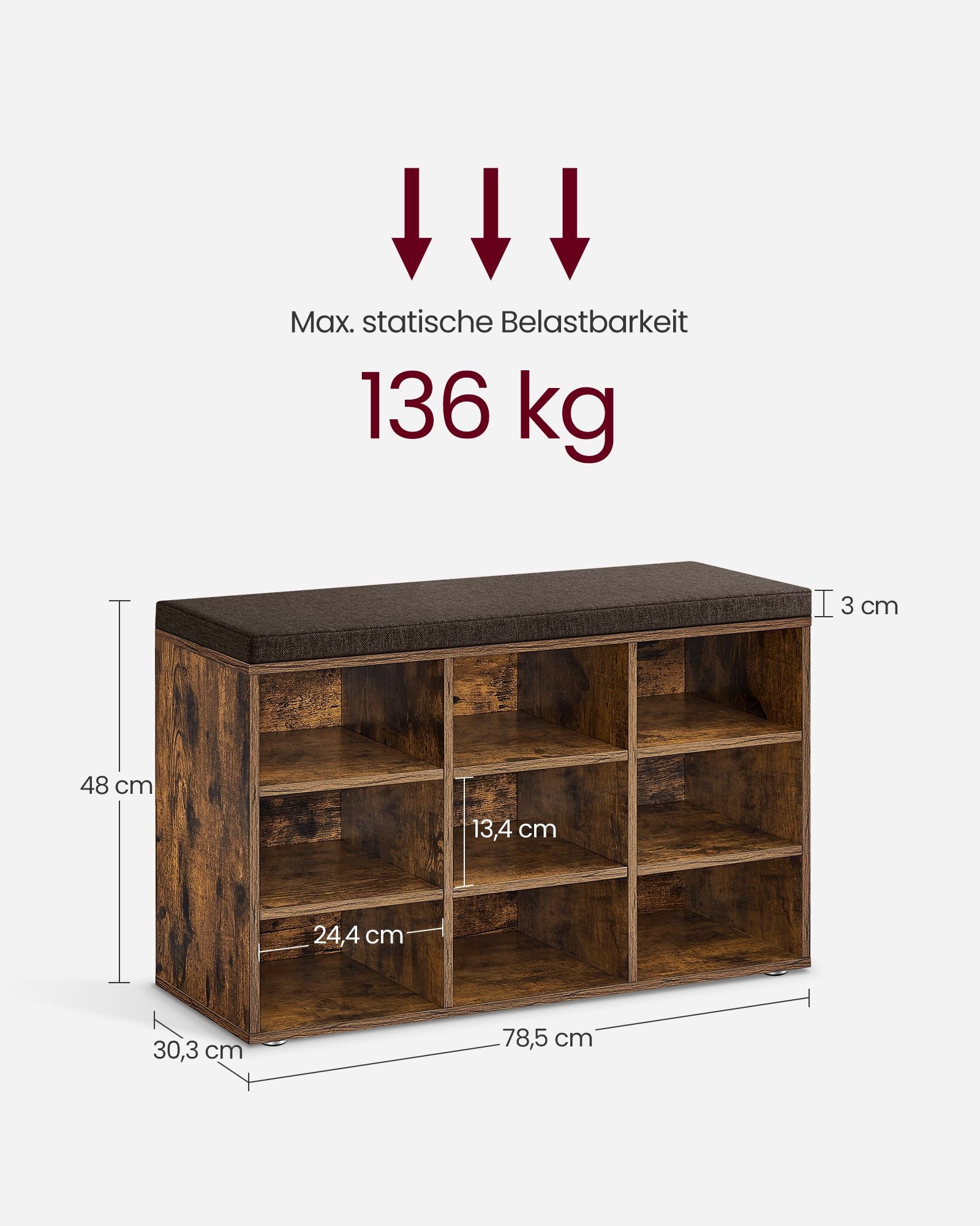 Schuhbank Sitzbank mit Stauraum