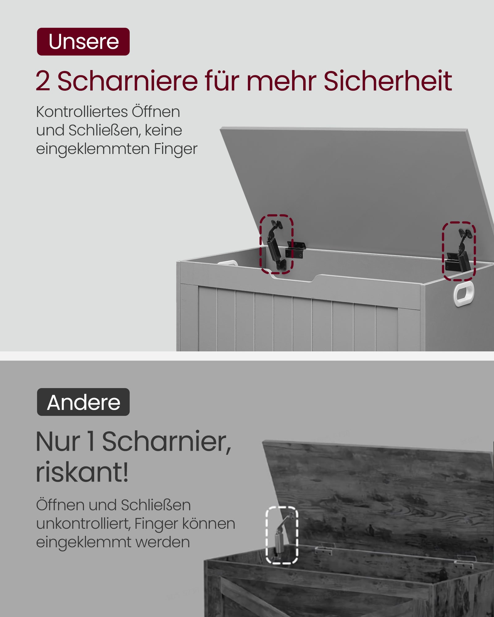 Schuhbank mit Stauraum 40 x 76 x 48 cm Landhausstil