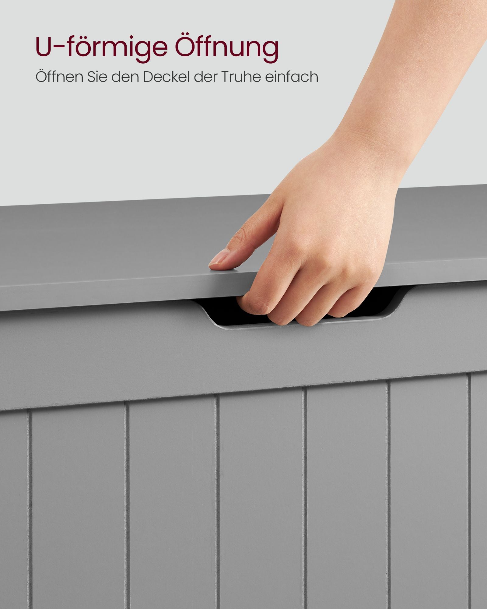 Schuhbank mit Stauraum 40 x 76 x 48 cm Landhausstil