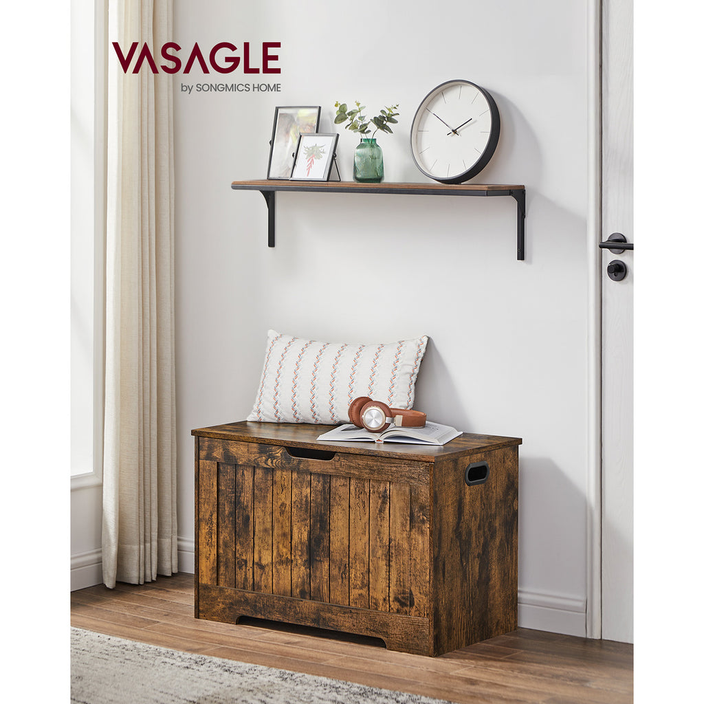 Schuhbank mit Deckel 40 x 76 x 48 cm