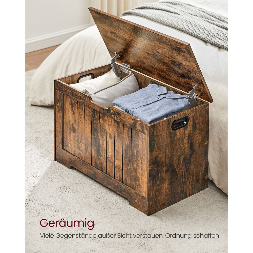 Schuhbank mit Deckel 40 x 76 x 48 cm