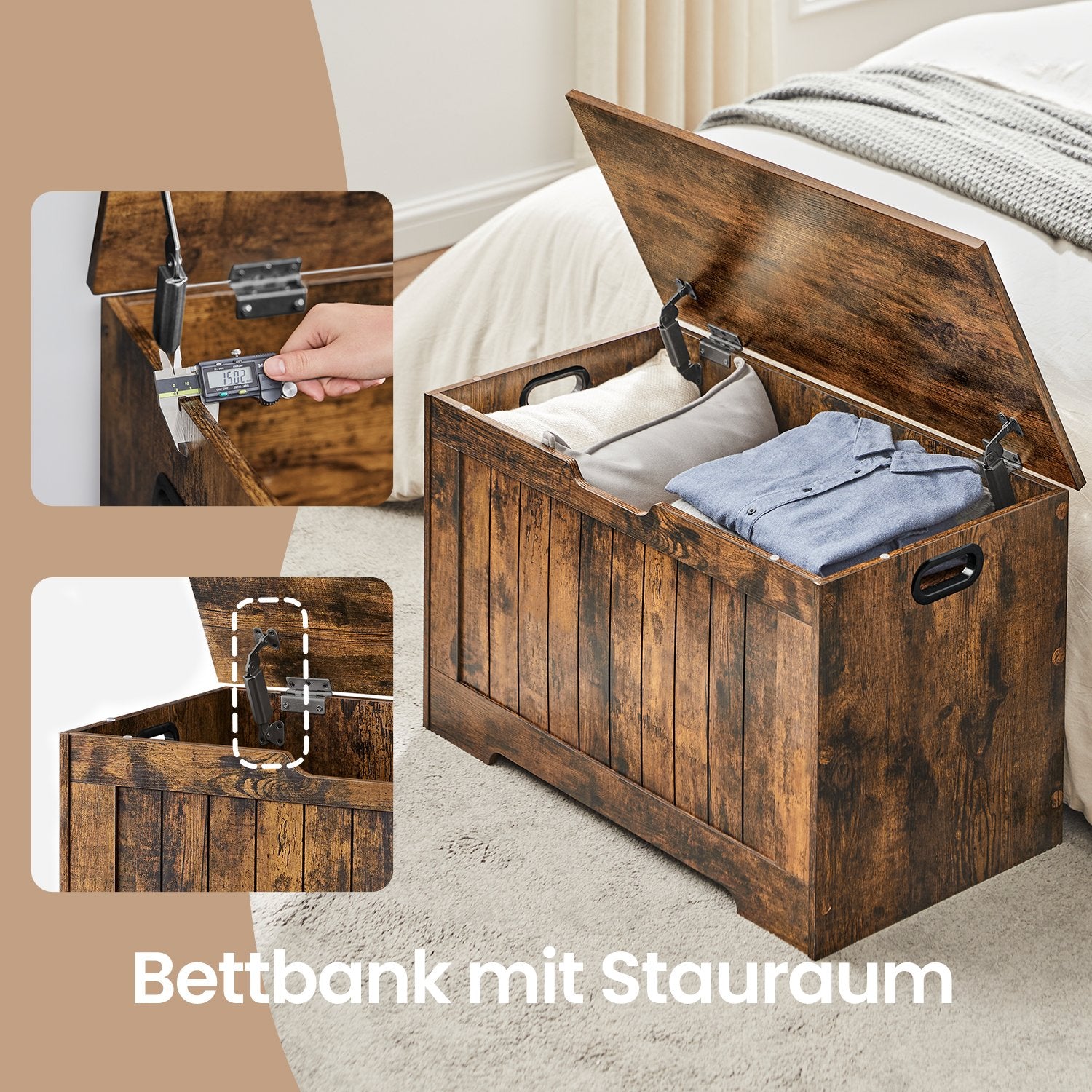Schuhbank, Sitzbank mit Stauraum, Aufbewahrungsschrank