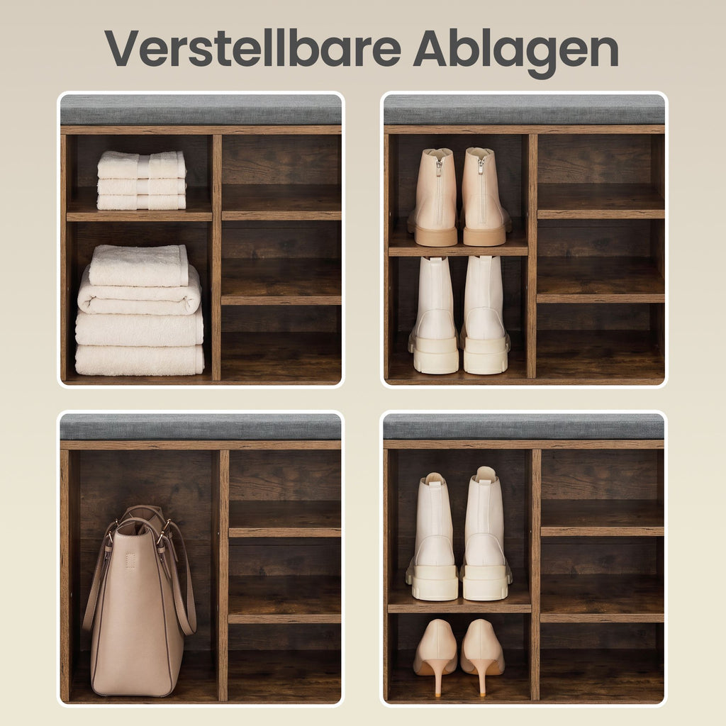 Schuhbank, Schuhregal, Sitzbank