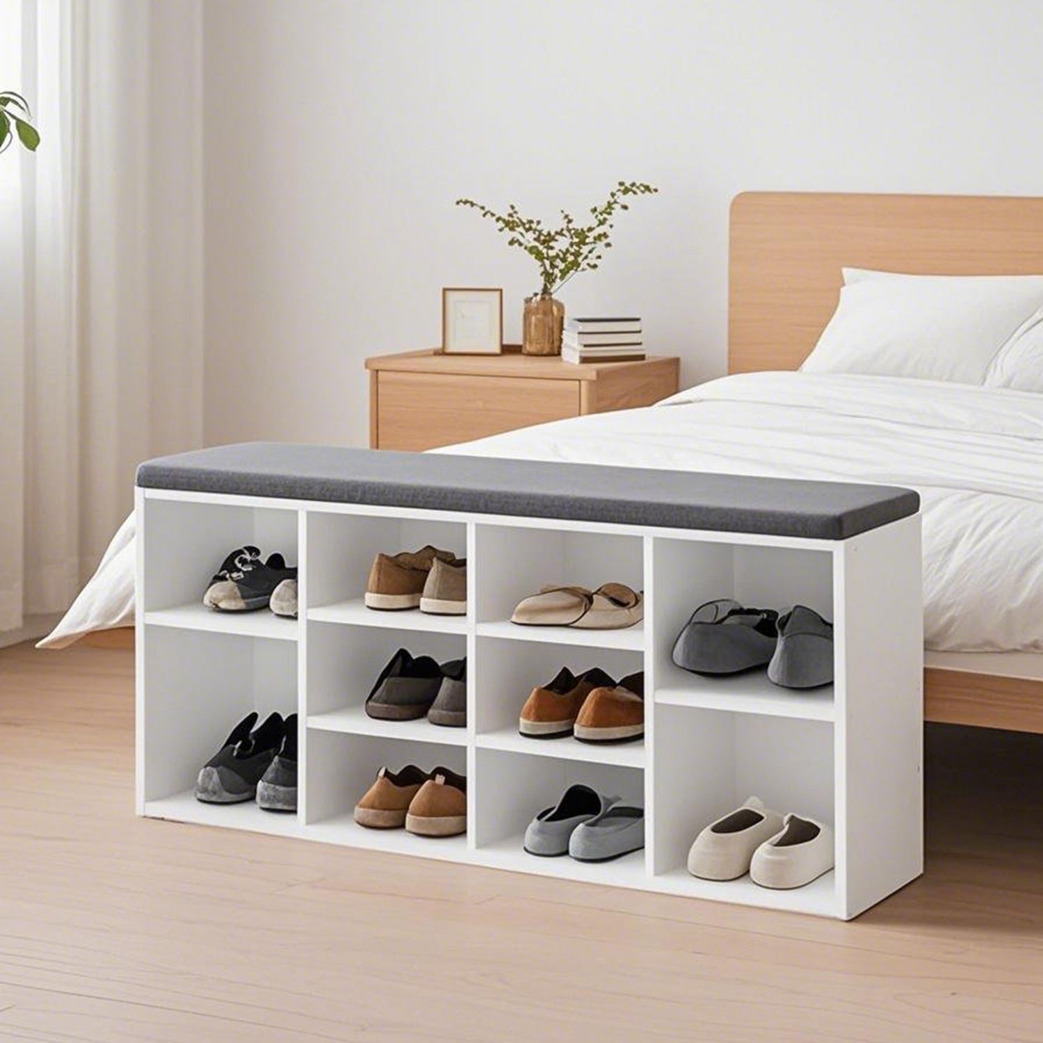 Schuhbank, Schuhregal, Sitzbank