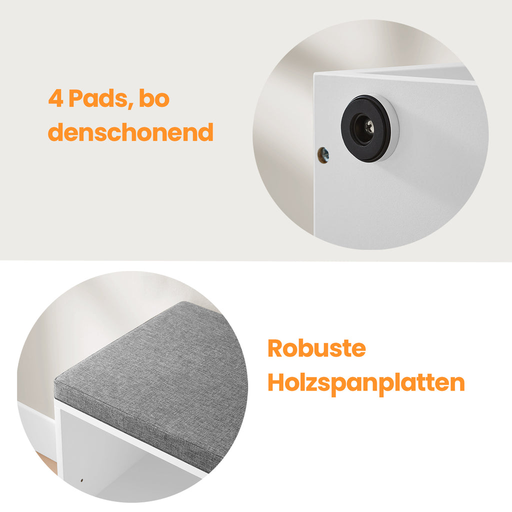 Schuhbank, Schuhregal, Sitzbank