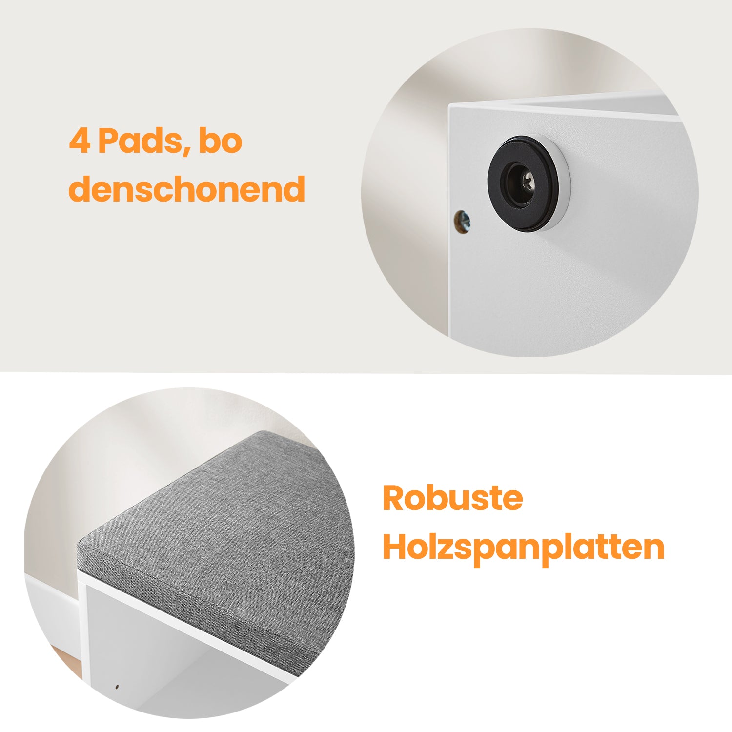 Schuhbank, Schuhregal, Sitzbank
