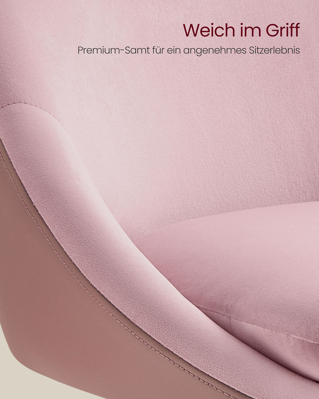 Barhocker 2er Set höhenverstellbar pastellrosa-Silbergrau