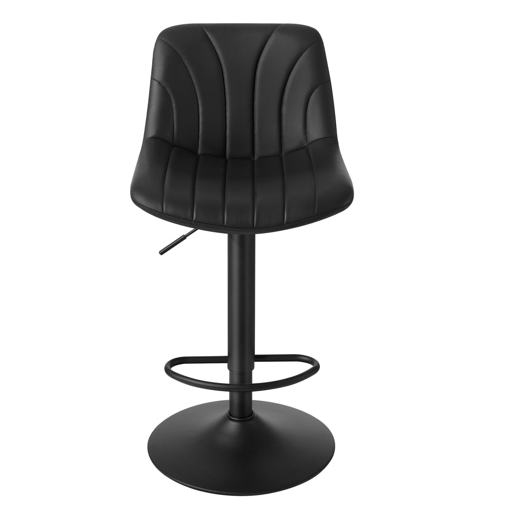 Barstuhl 2er Set, Küchenhocker, 88-108 cm höhenverstellbar