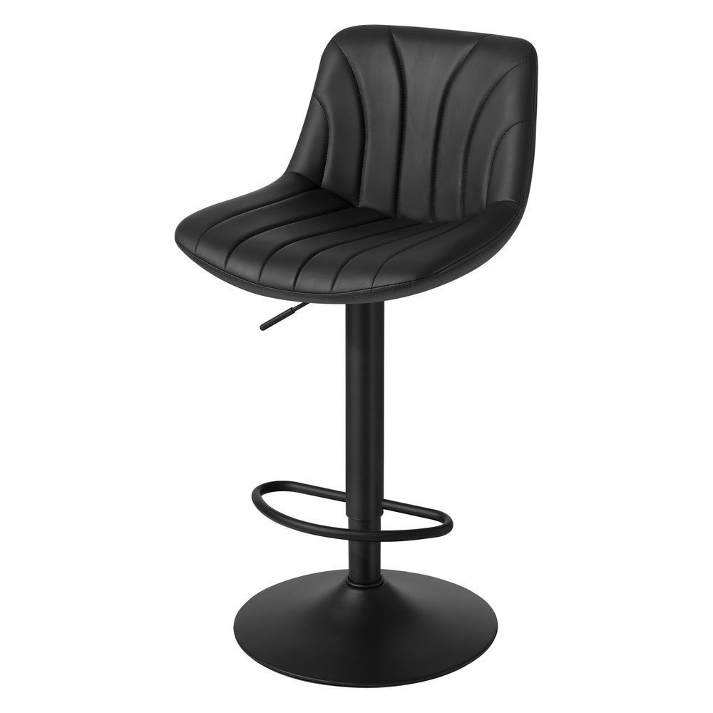 Barstuhl 2er Set, Küchenhocker, 88-108 cm höhenverstellbar