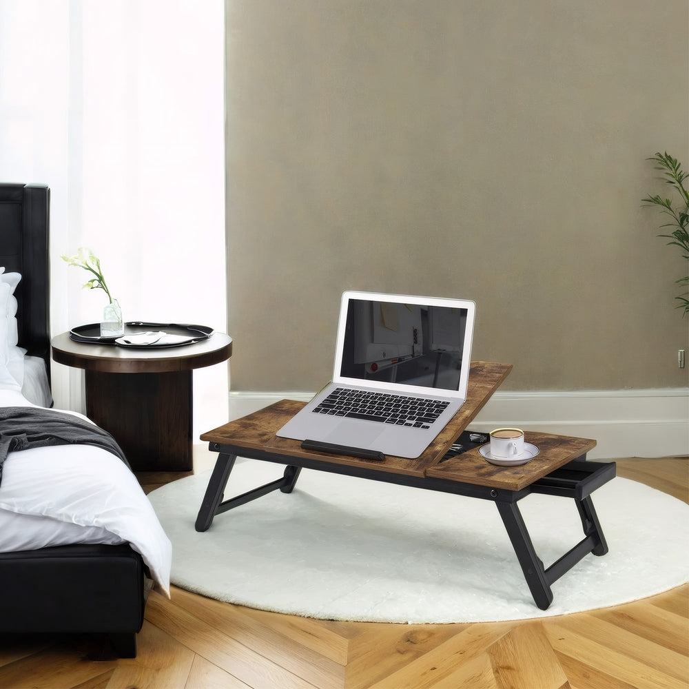 Laptoptisch, Laptopständer für Bett und Sofa, klappbare Beine