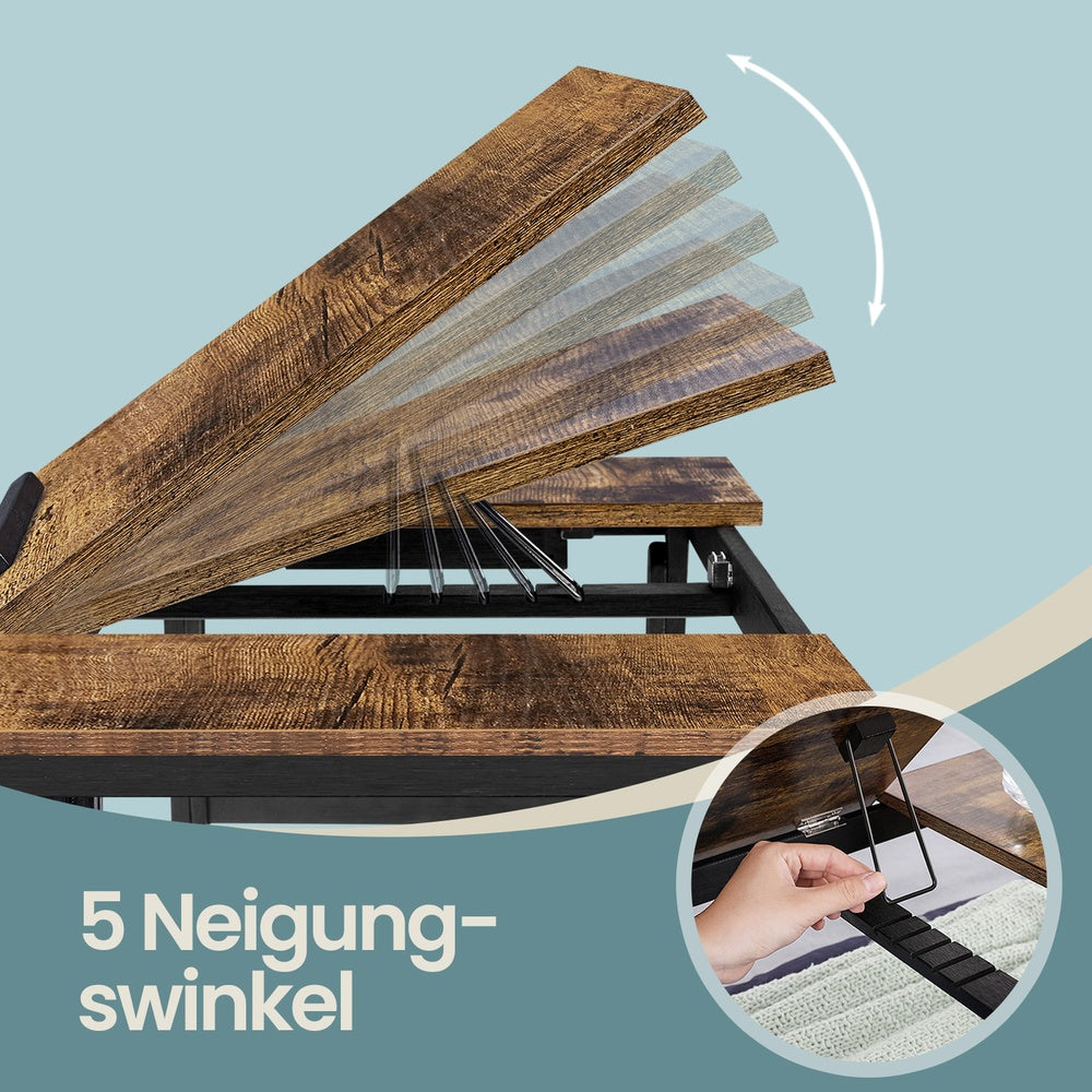 Laptoptisch, Laptopständer für Bett und Sofa, klappbare Beine