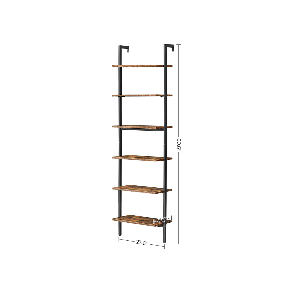 Industriestil Standregal mit 6 Ablagen