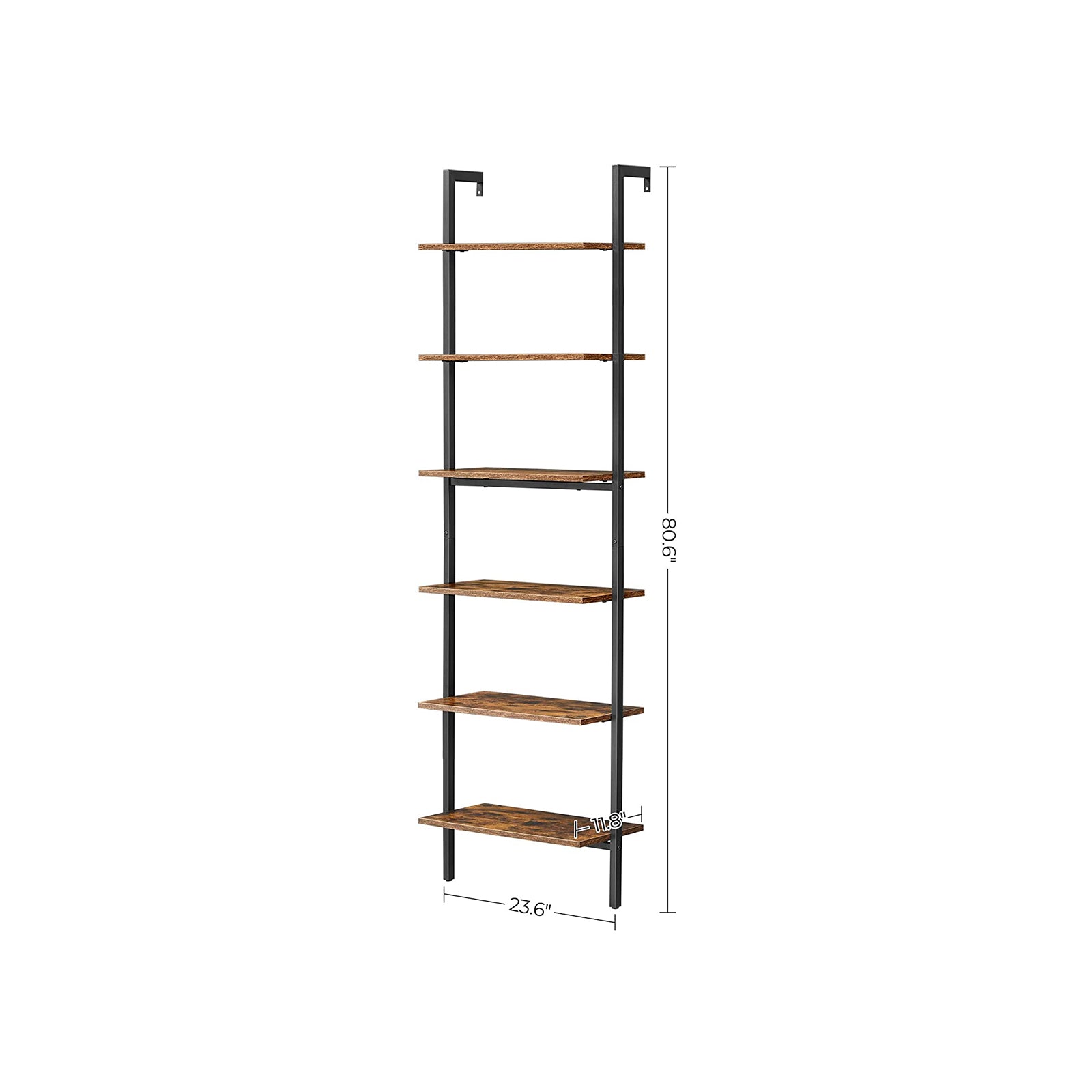 Industriestil Standregal mit 6 Ablagen