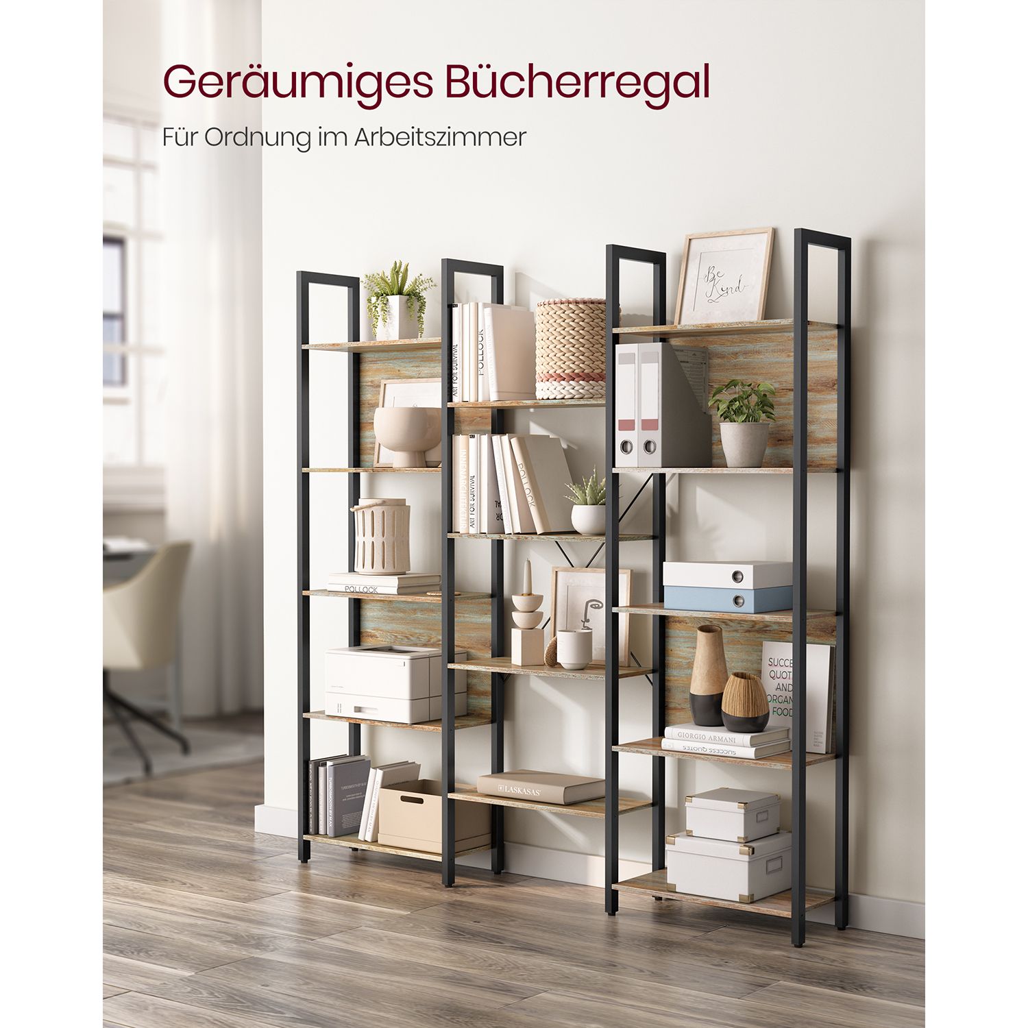 Standregal mit 14 Ablagen