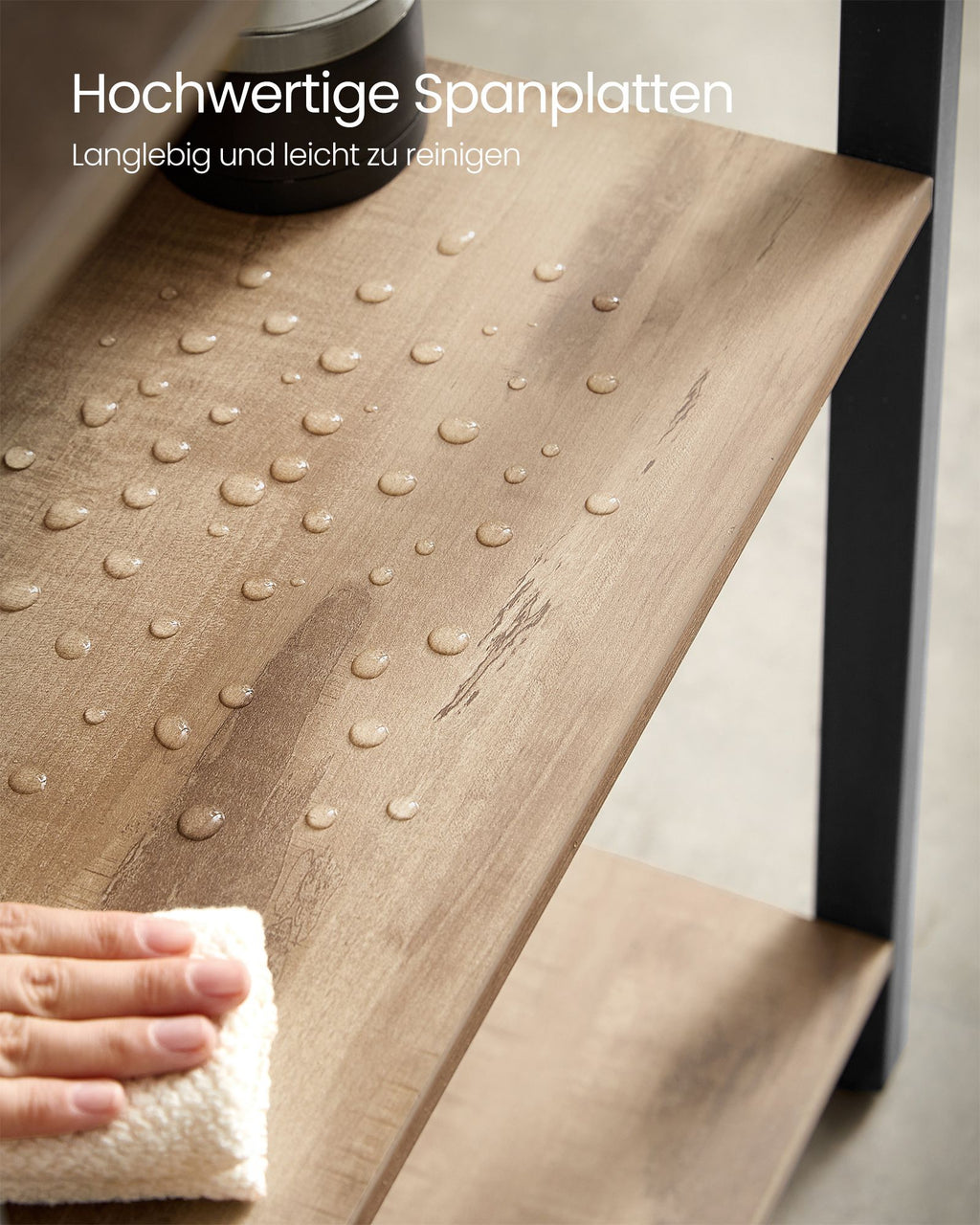 Standregal mit 14 Ablagen in Industrie-Design