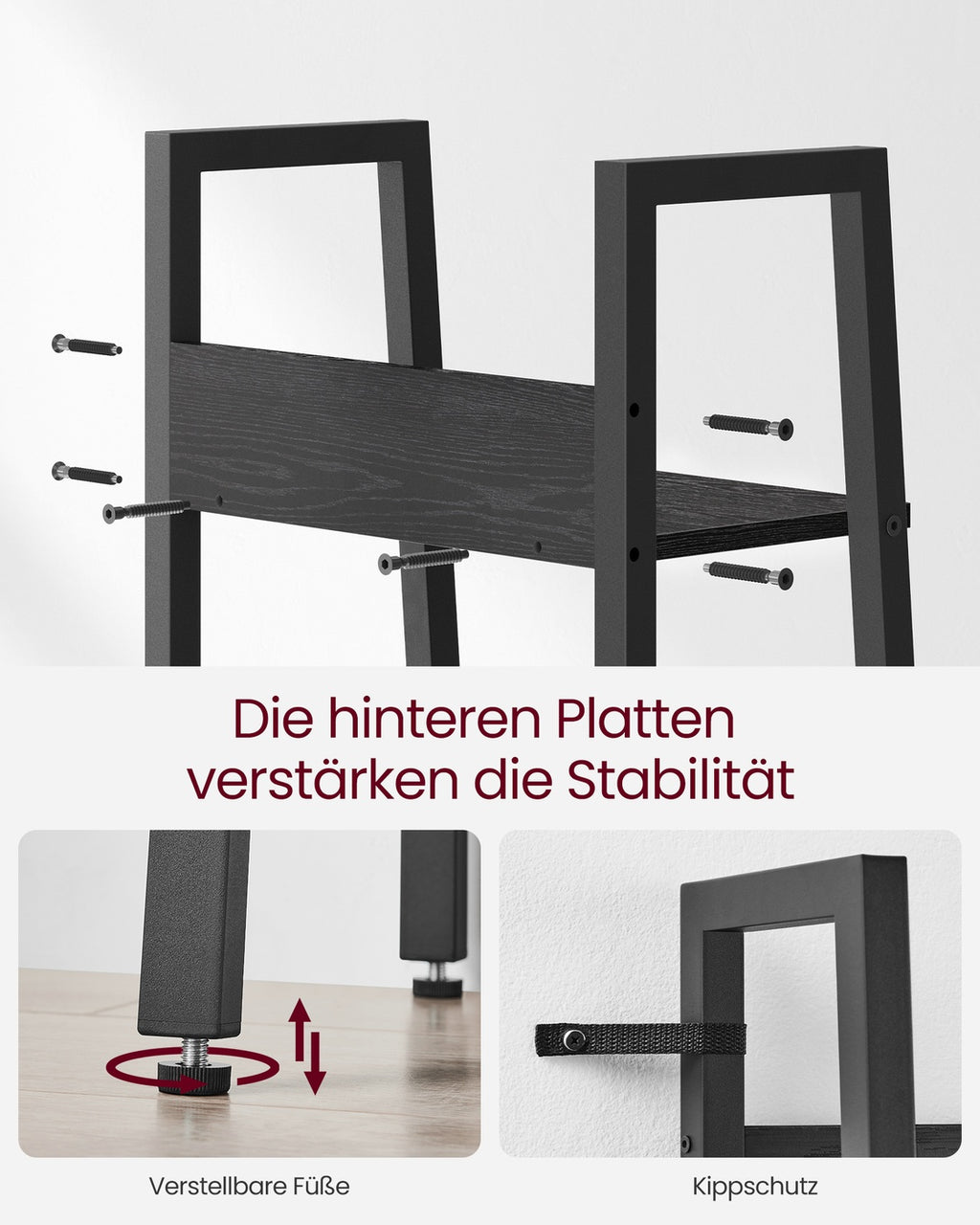 Leiterregal mit 5 Ebenen