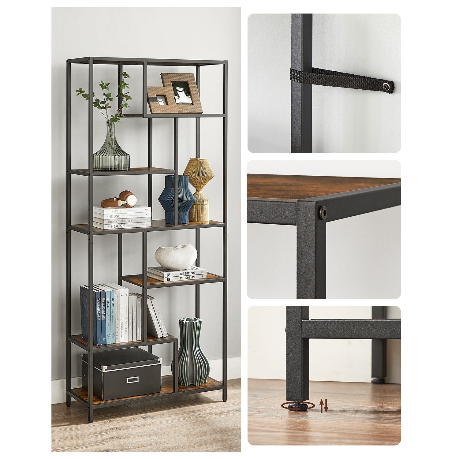 Bücherregal 180 cm hoch