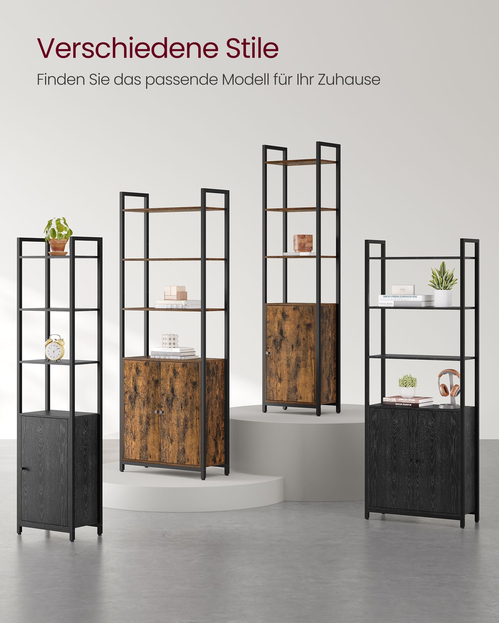 Bücherregal 24 x 60 x 159,5 cm ebenholzschwarz-tintenschwarz