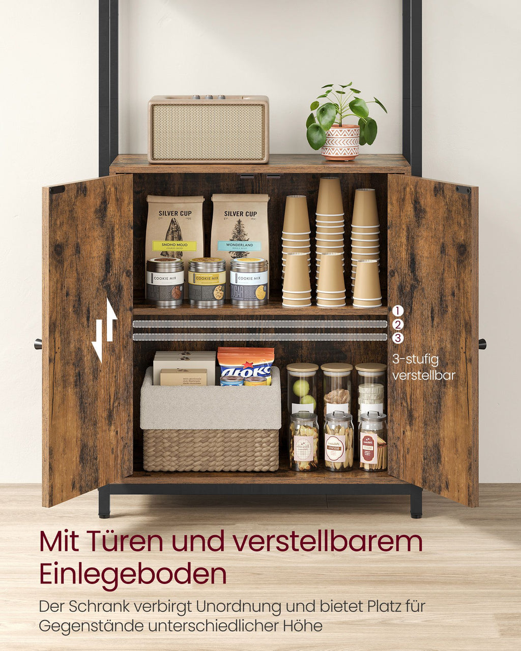 Bücherregal 24 x 60 x 159,5 cm vintagebraun-tintenschwarz