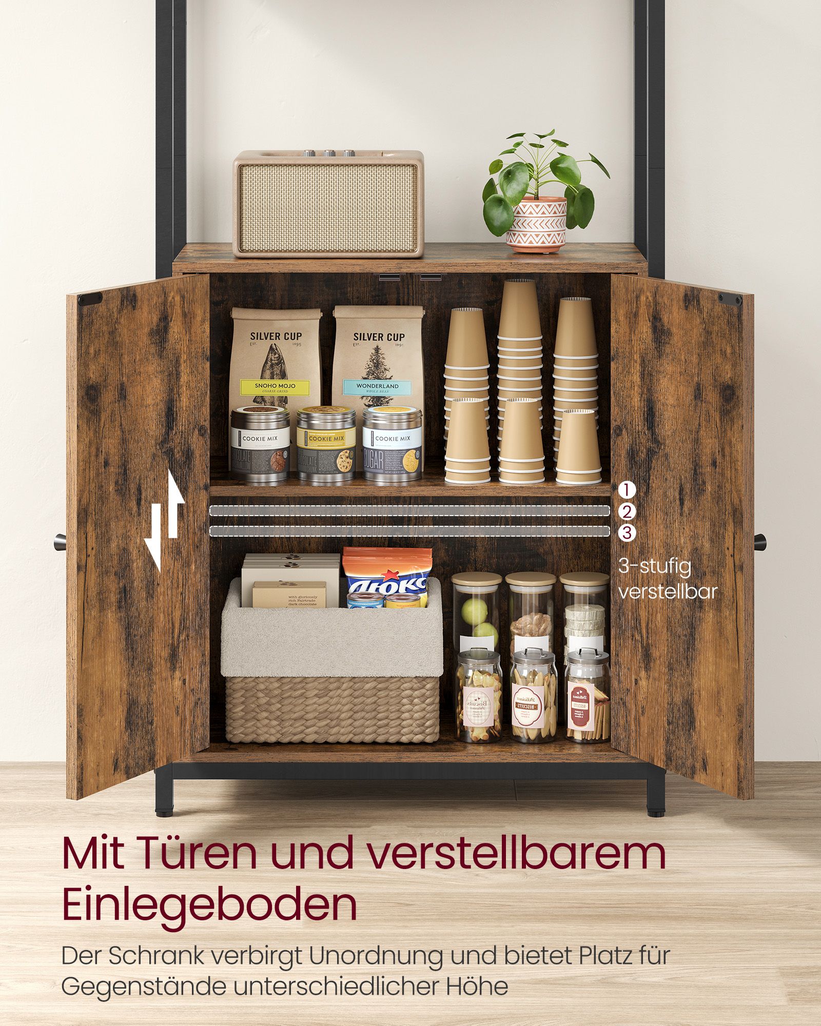 Bücherregal 24 x 60 x 159,5 cm vintagebraun-tintenschwarz