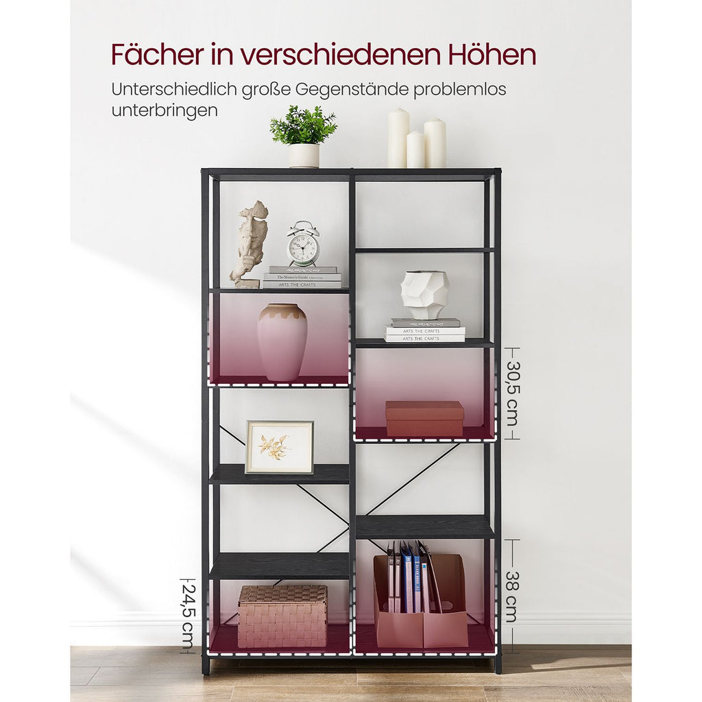Bücherregal mit 5 Ebenen