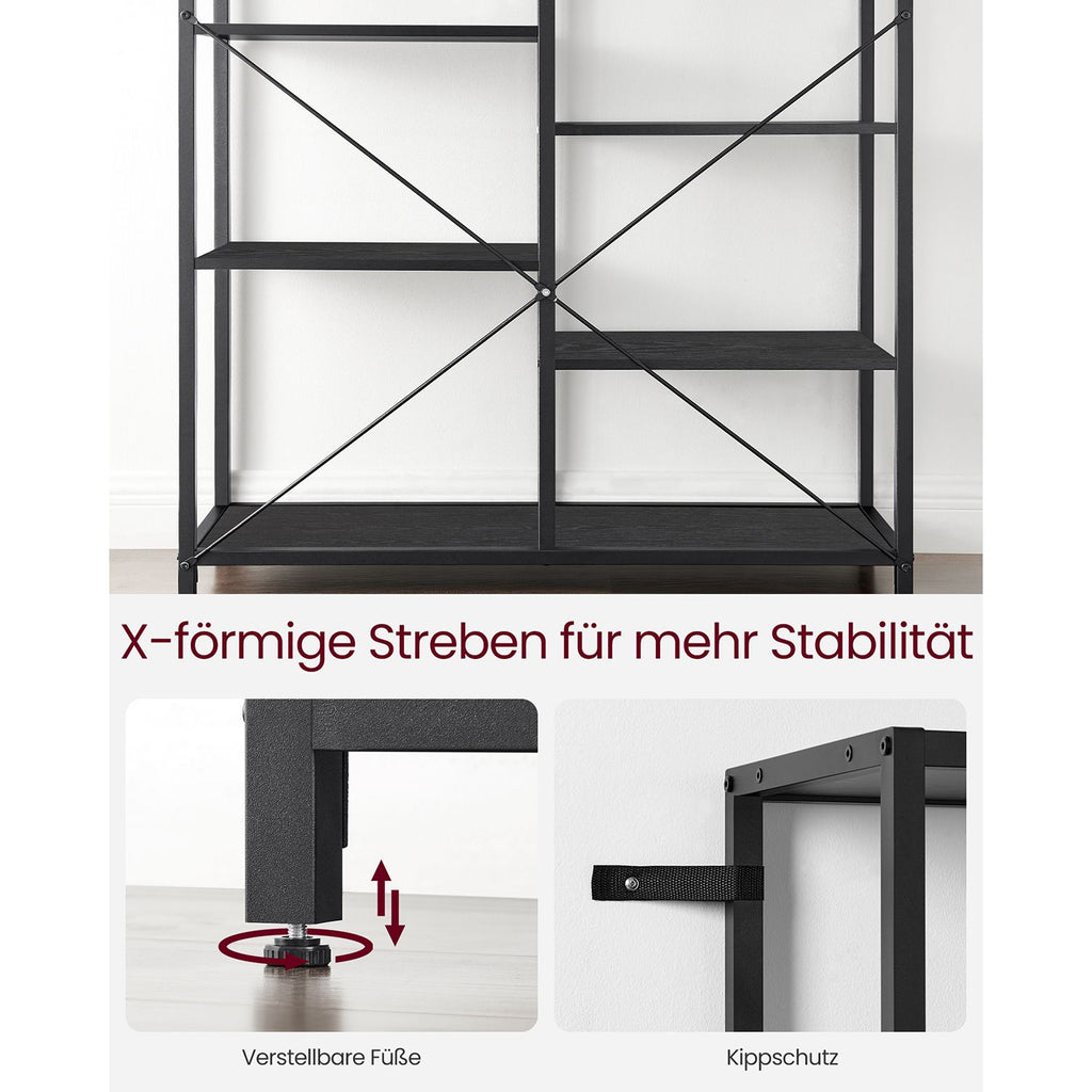 Bücherregal mit 5 Ebenen