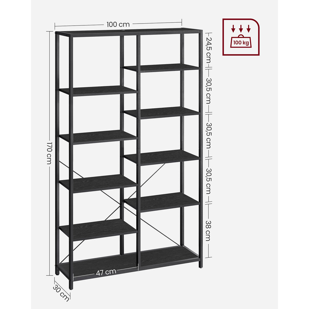 Bücherregal mit 5 Ebenen