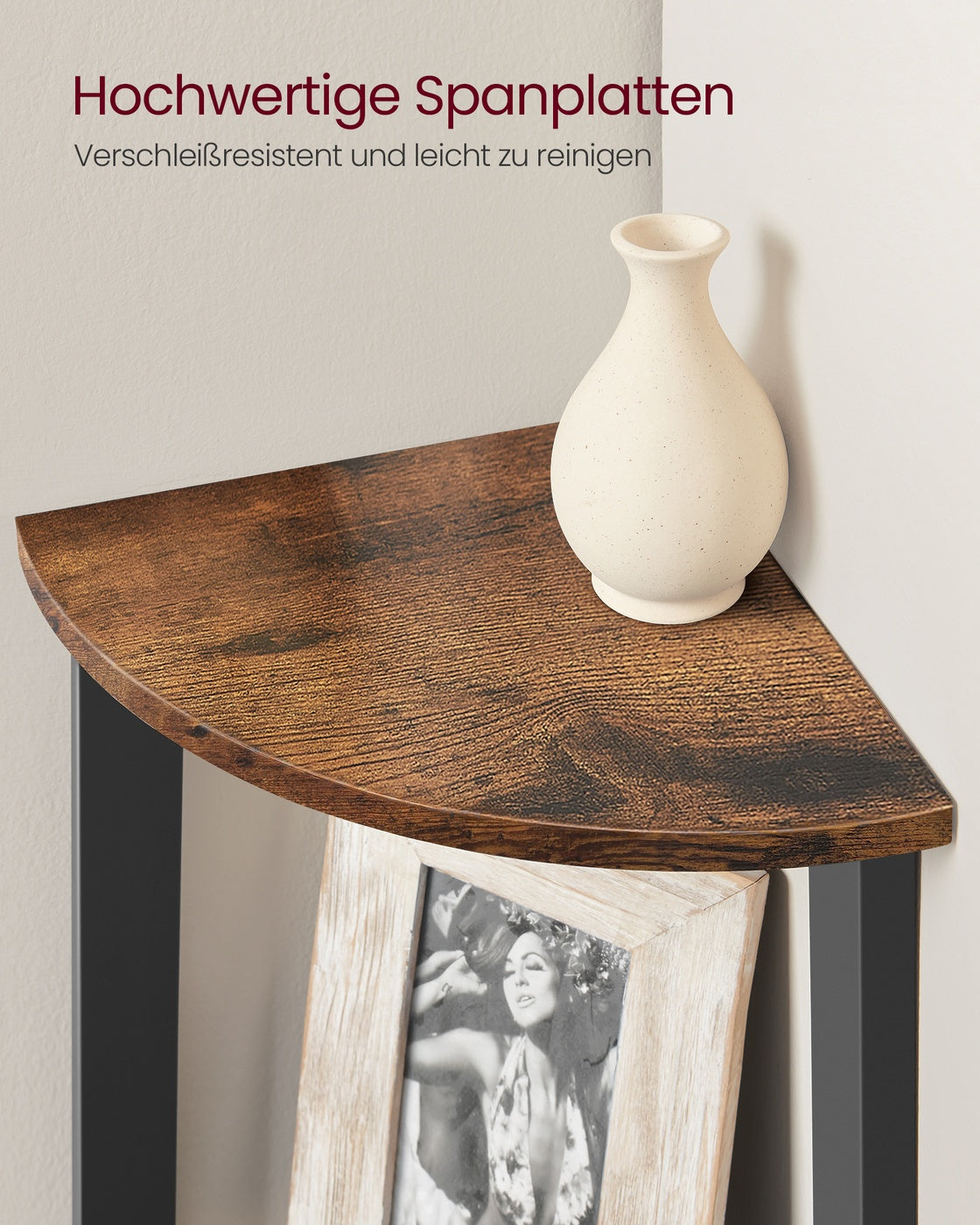 Industrie-Design Eckregal 5 Ablagen
