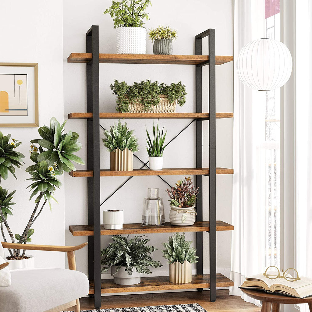 Stabiles Standregal mit 5 Regalebenen
