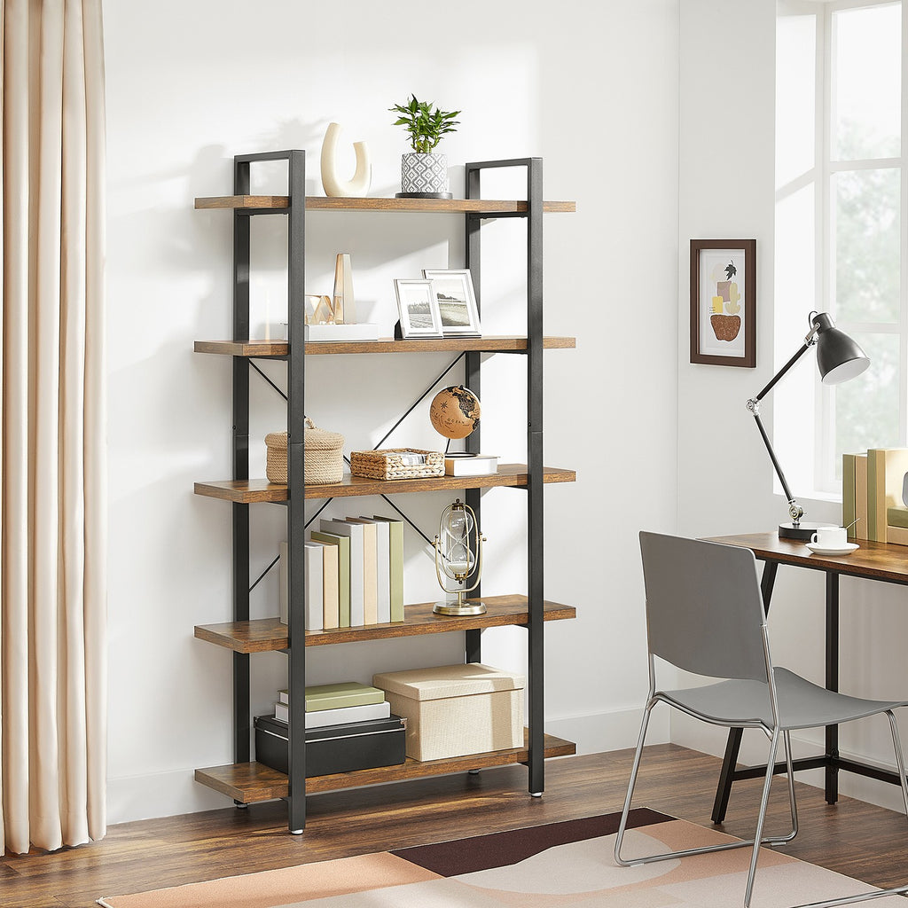 Stabiles Standregal mit 5 Regalebenen