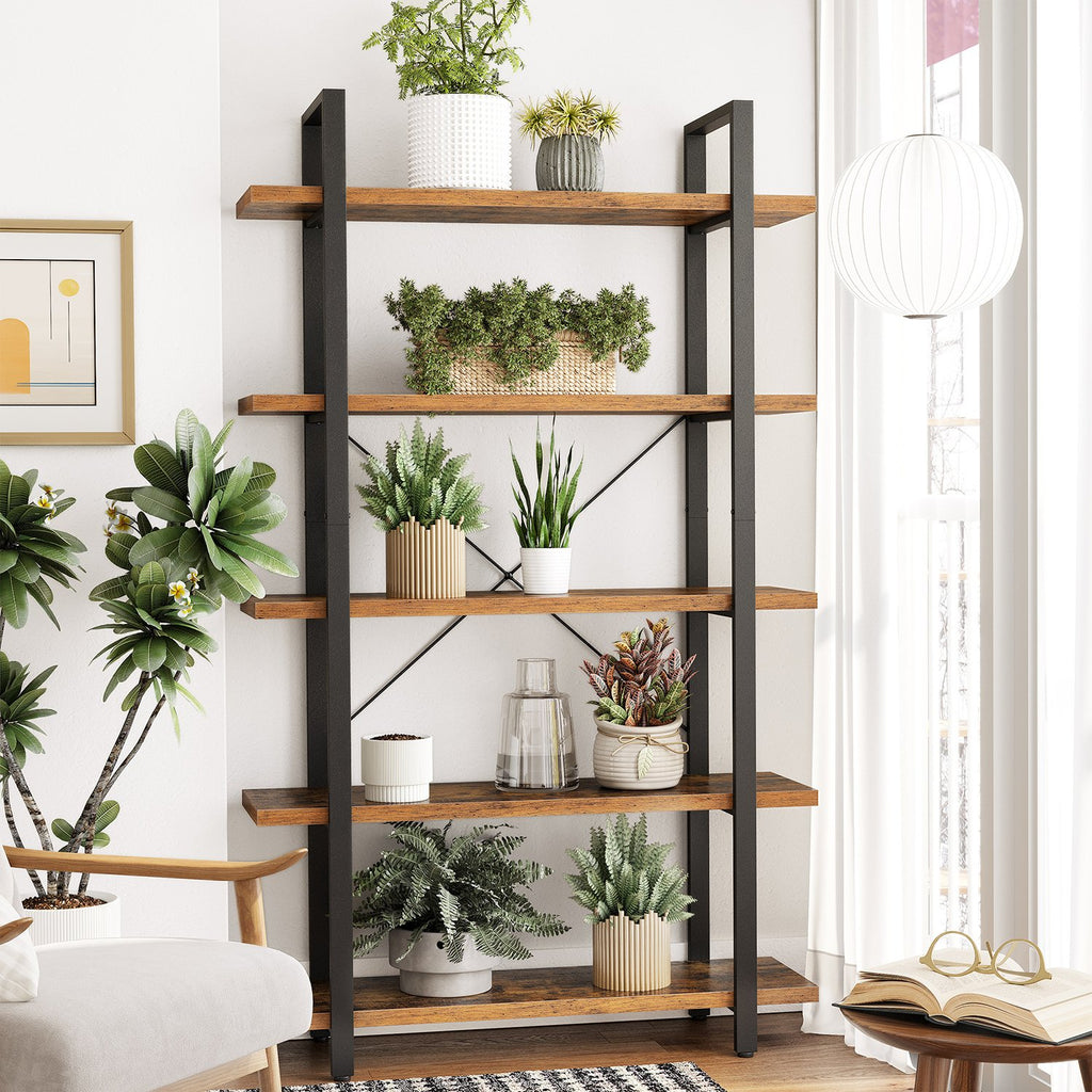 Stabiles Standregal mit 5 Regalebenen
