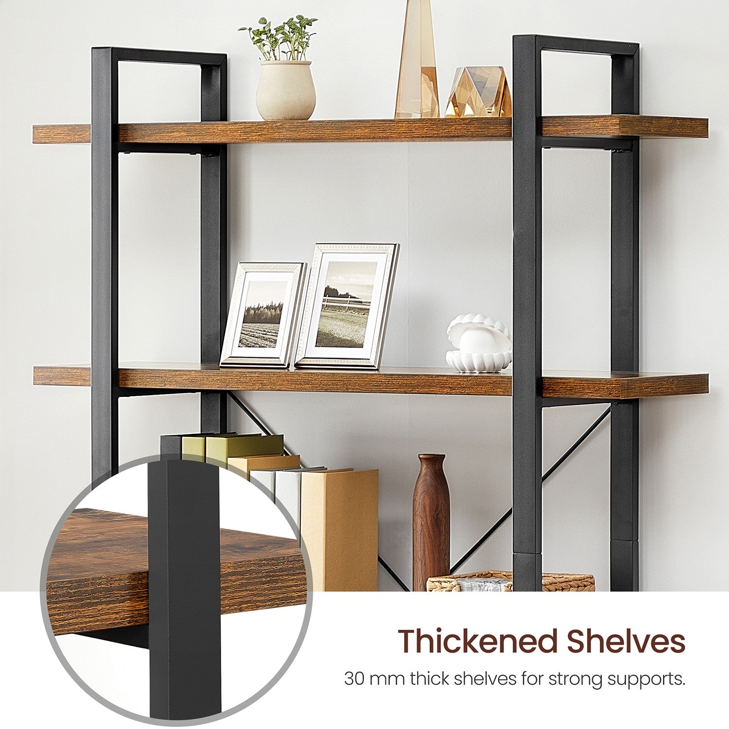 Stabiles Standregal mit 5 Regalebenen