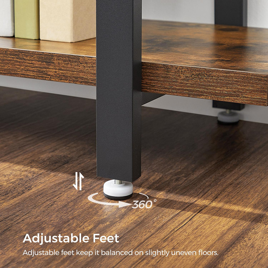 Stabiles Standregal mit 5 Regalebenen