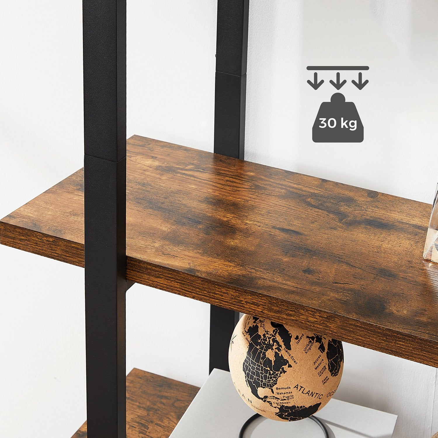 Stabiles Standregal mit 5 Regalebenen