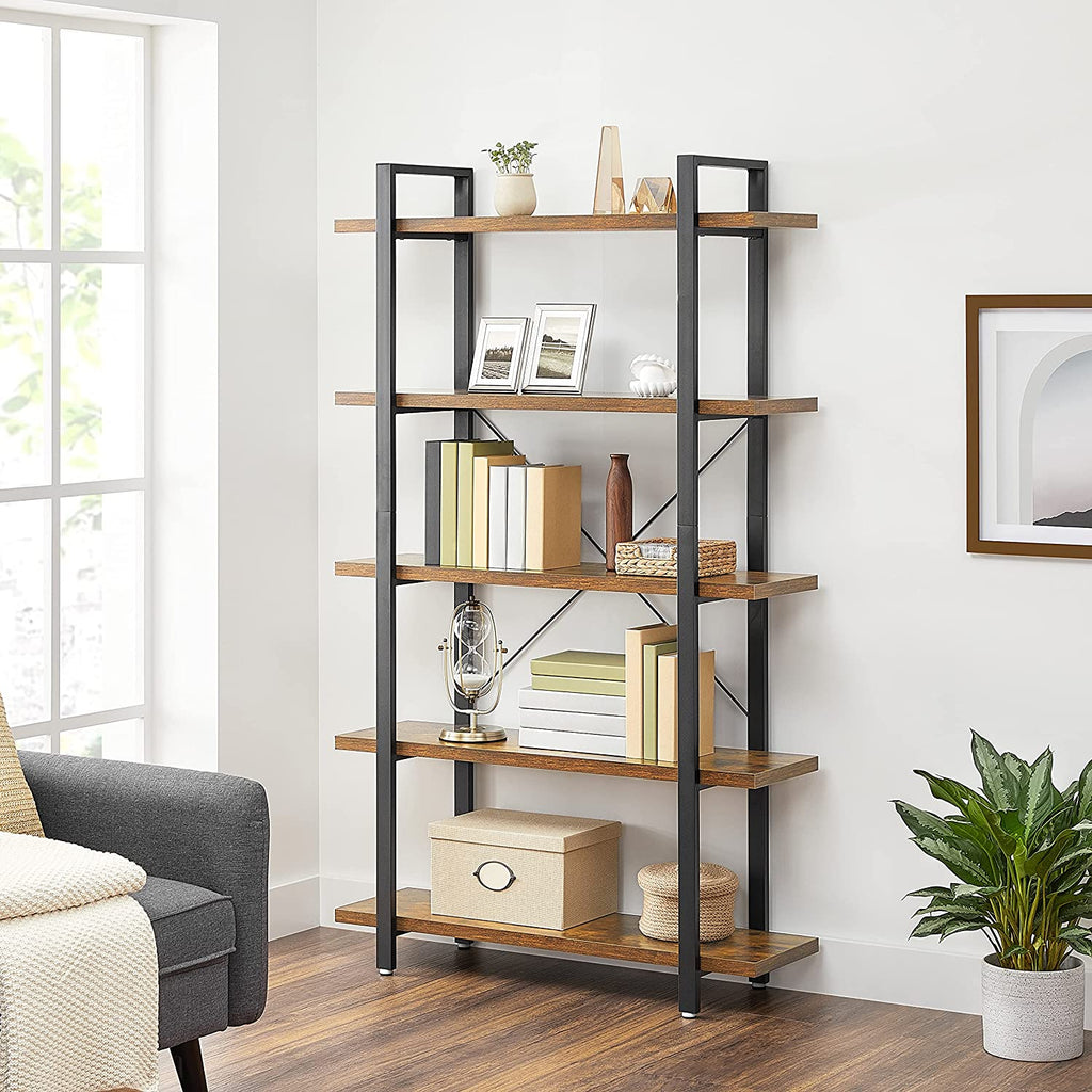 Stabiles Standregal mit 5 Regalebenen