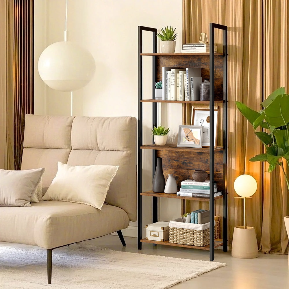 5-stufiges Bücherregal