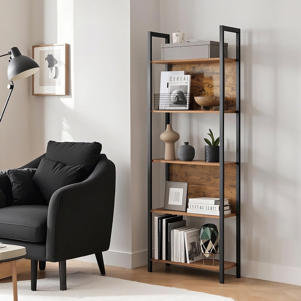 5-stufiges Bücherregal