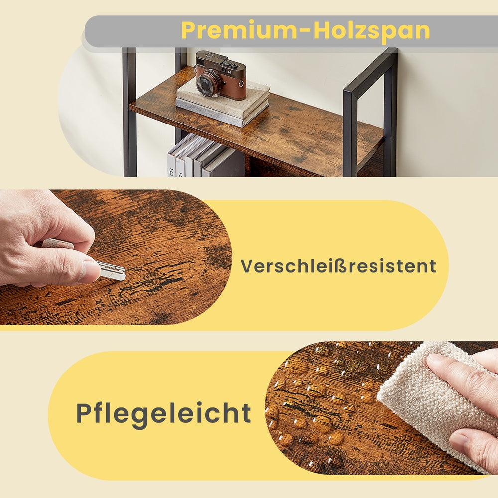 5-stufiges Bücherregal