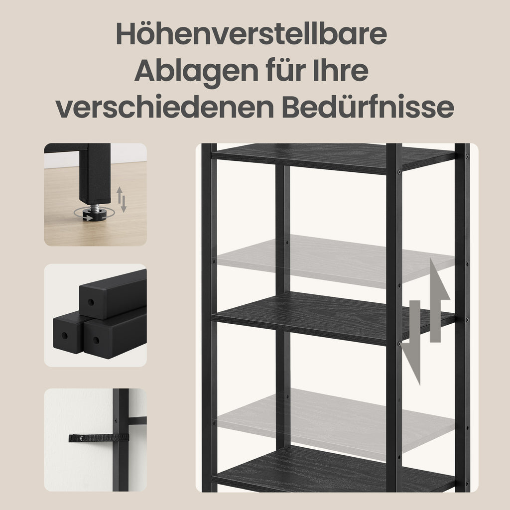 Bücherregal, 6 Ebenen, Regal