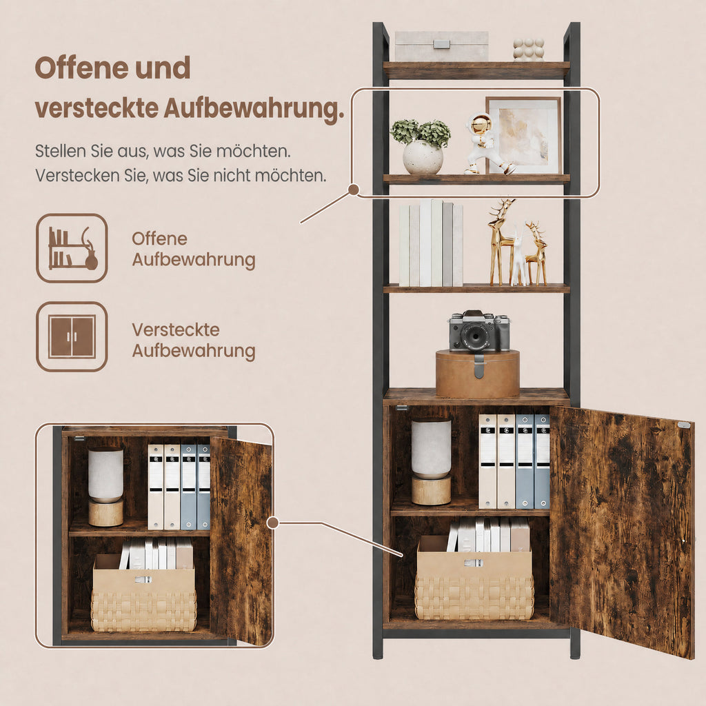 Bücherregal, 6 Ebenen, Regal