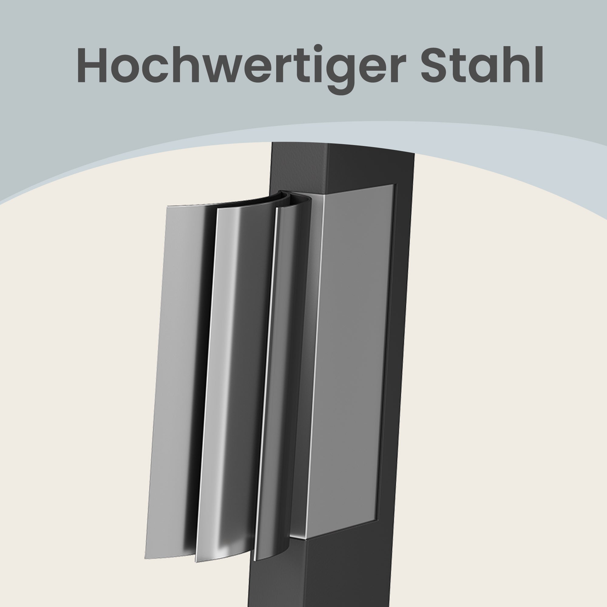 Eckregal, Bücherregal mit 5 Ebenen, Leiterregal