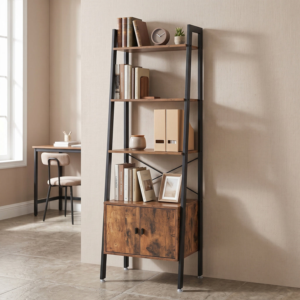 Industrie-Design Standregal 4 Ablagen