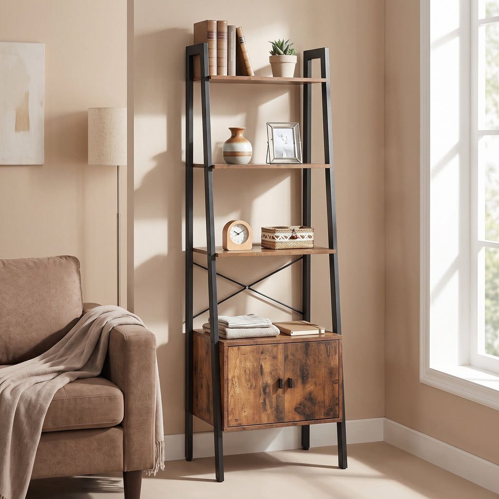 Industrie-Design Standregal 4 Ablagen